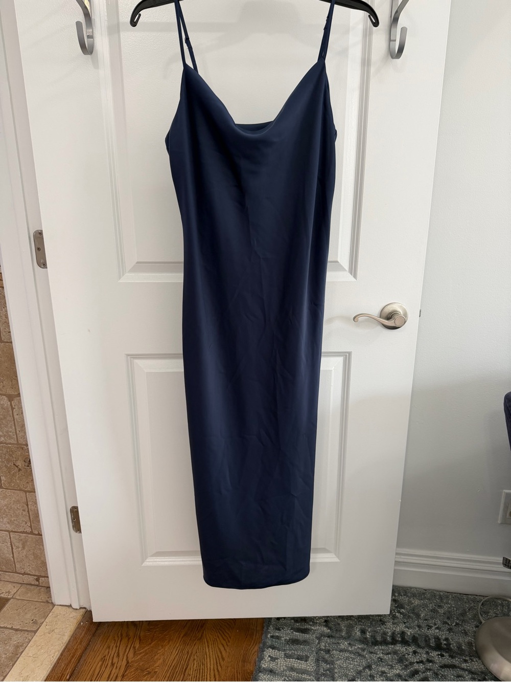 En Saison Navy Slip Midi Dress NWT